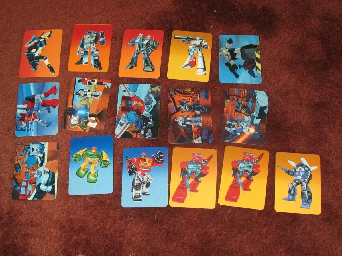 Vintage Transformers Trading Cards Collection