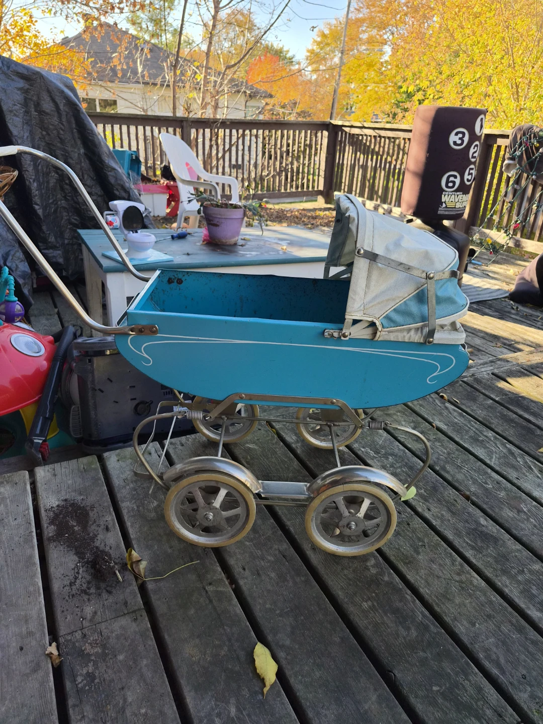Vintage Toy Doll Carriage