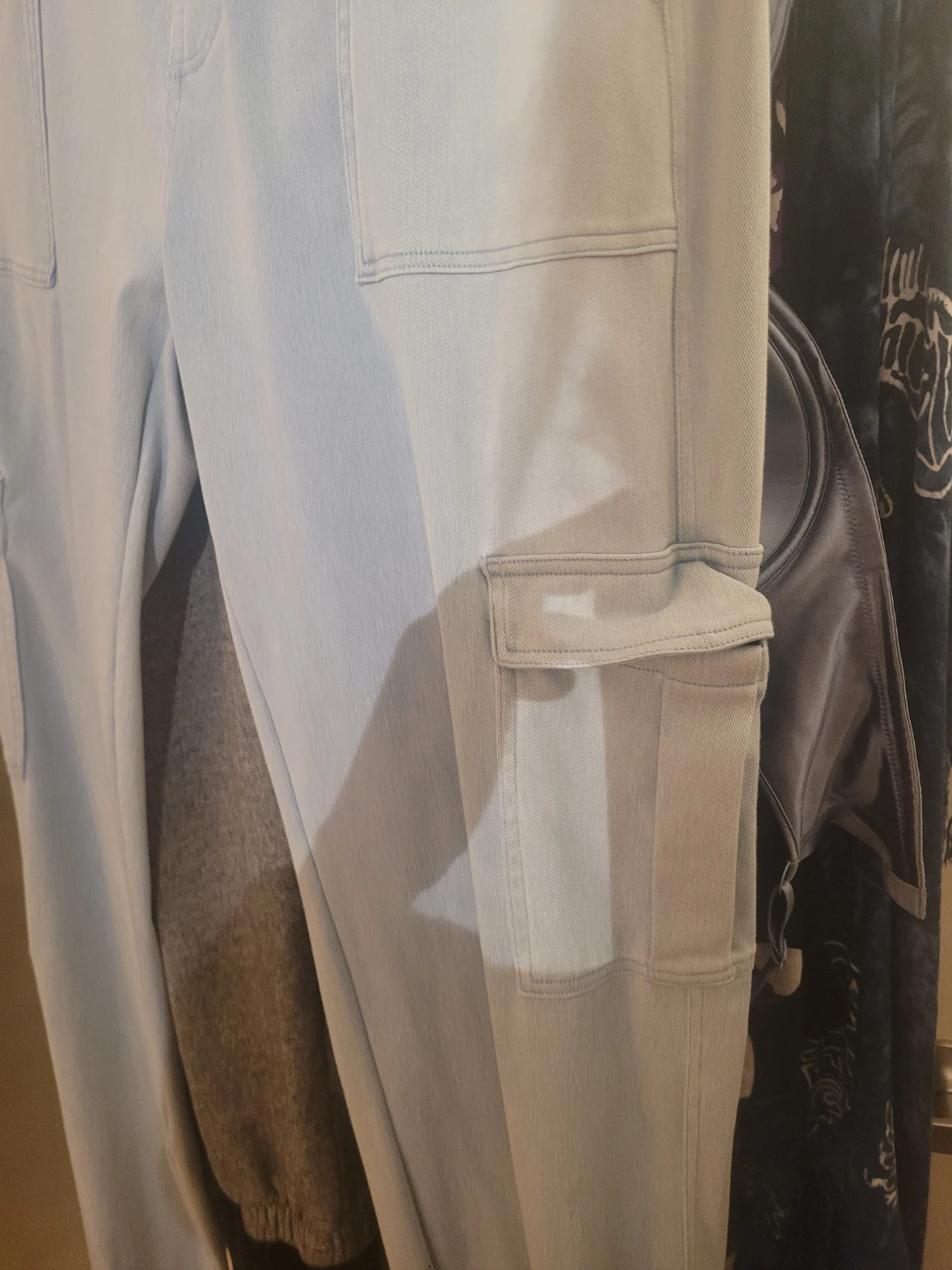 Halara Cargo Pants Light Blue Large Tall - photo 2