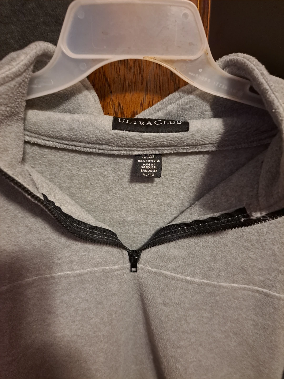 UltraClub Gray Quarter-Zip Fleece - photo 2