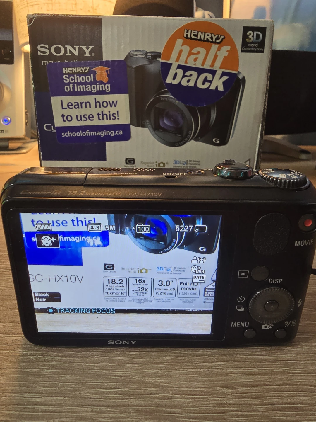 3D GPS Sony Cyber-shot DSC-HX10V Digital Camera - photo 5