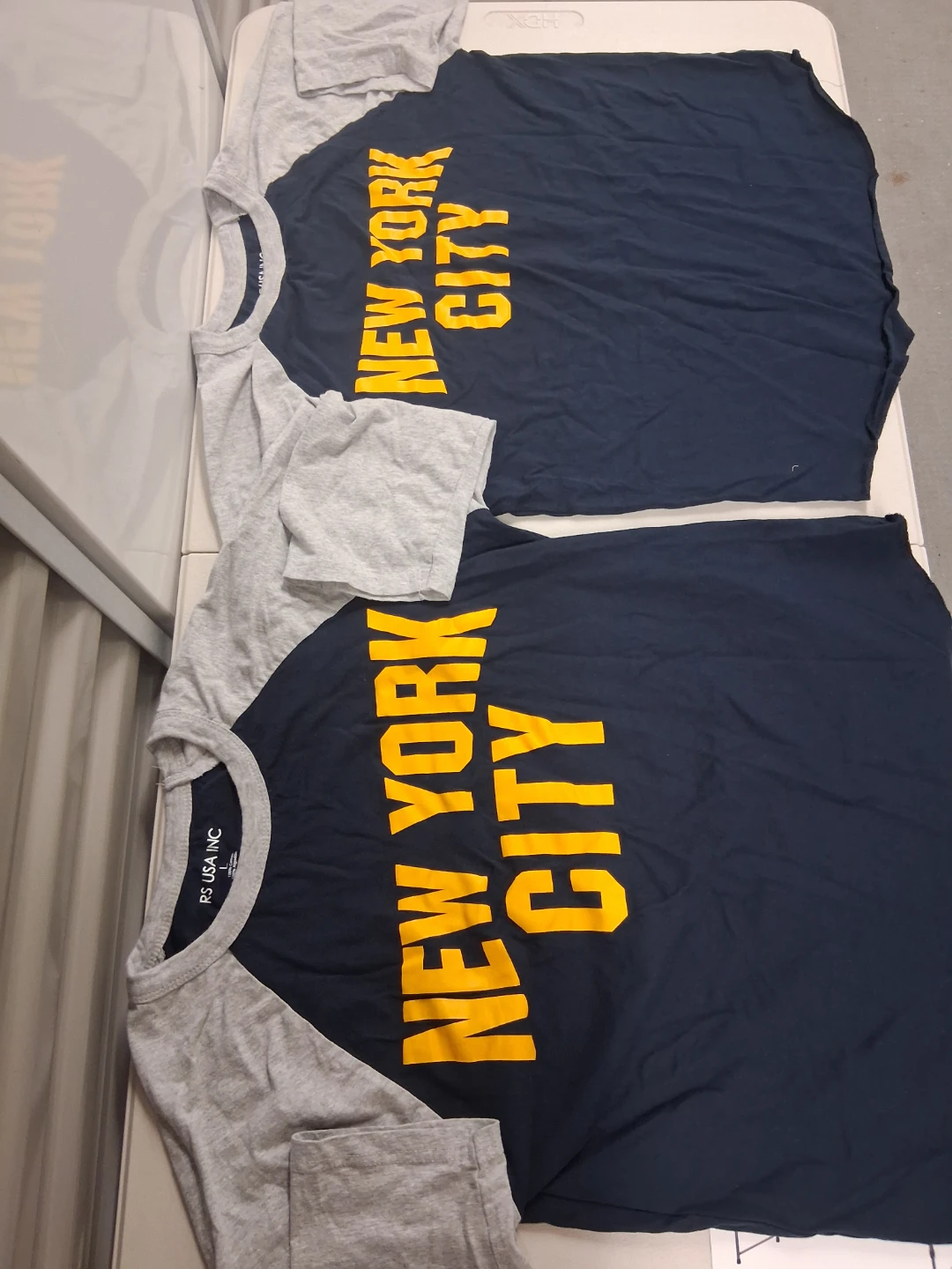 Two New York City Raglan T-Shirts