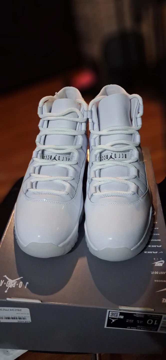 Air Jordan 11 CDG SP Triple White Shoes Size 10 - photo 5