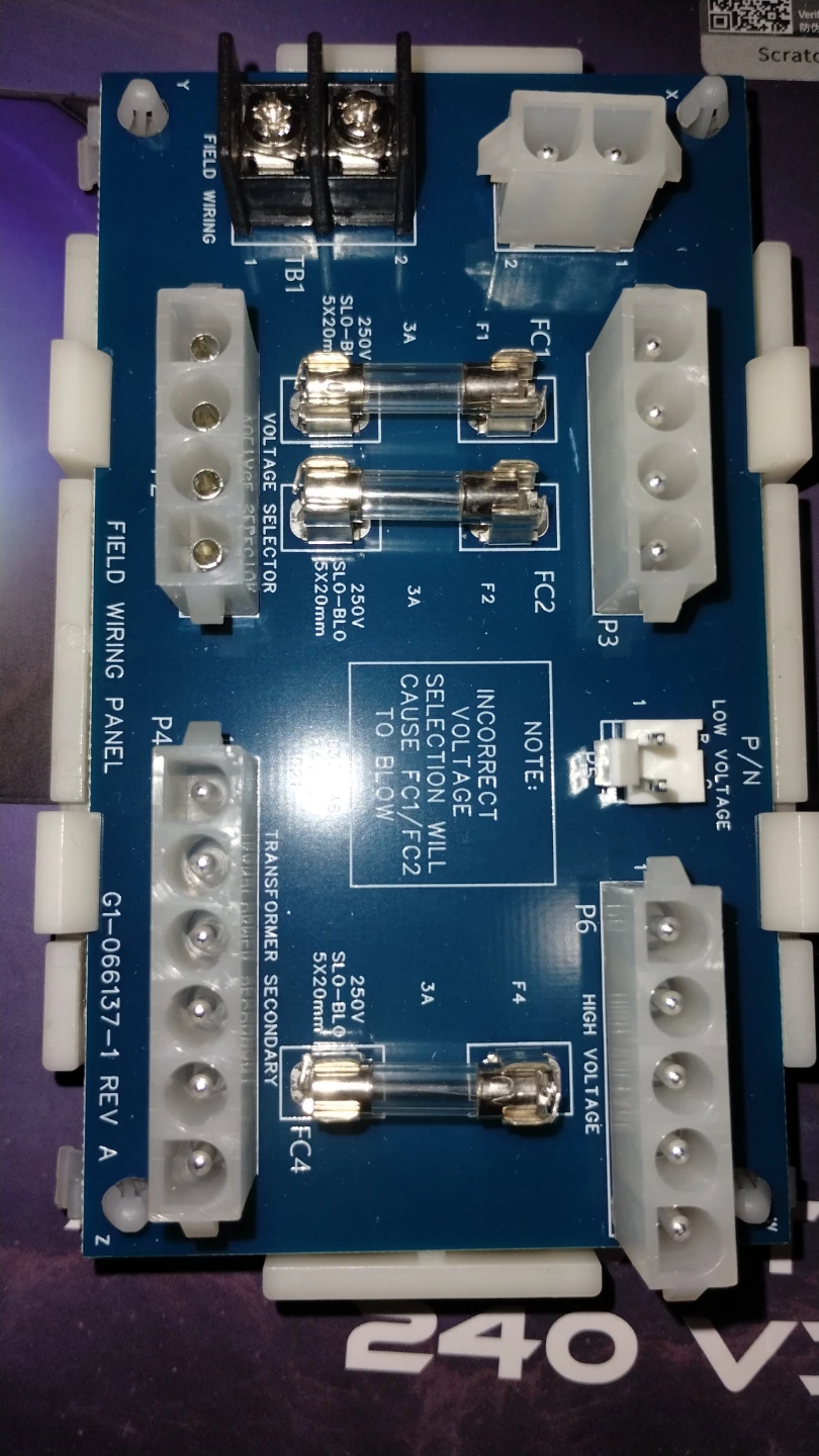 FDXLFWP1930 Pool Heater Field Wiring Panel