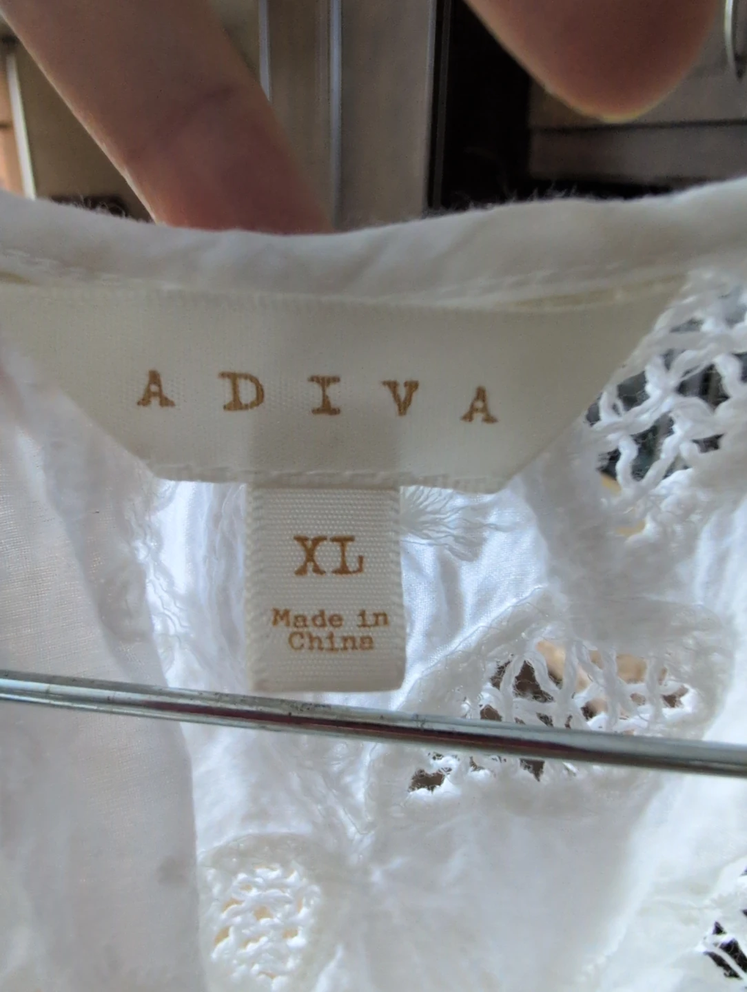 Adiva White Embroidered Blouse - photo 5