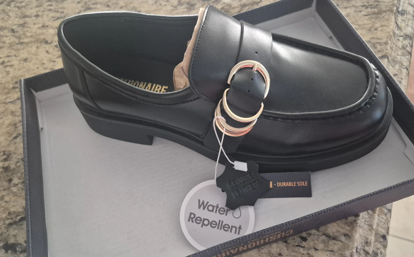 NEW-Cushionaire Giulia Loafers - Black - Size 8 Wide - photo 3