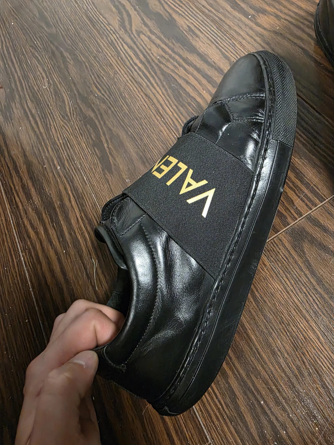 Valentino black leather sneakers - photo 3