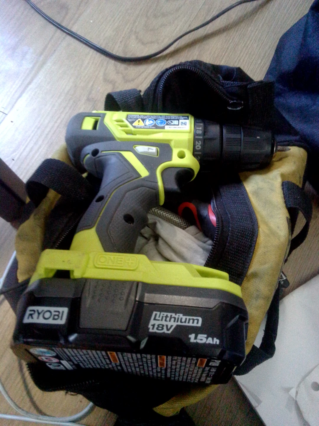 Ryobi ONE+ 18V Cordless Drill with Battery