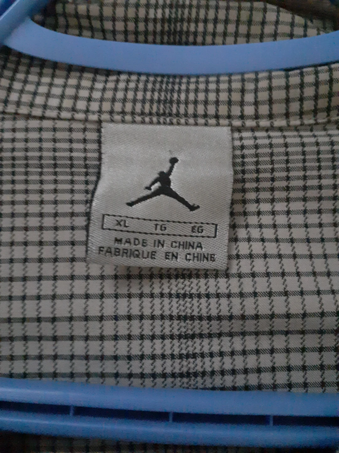 Jordan Plaid Button-Down Shirt VINTAGE Y2K - photo 4
