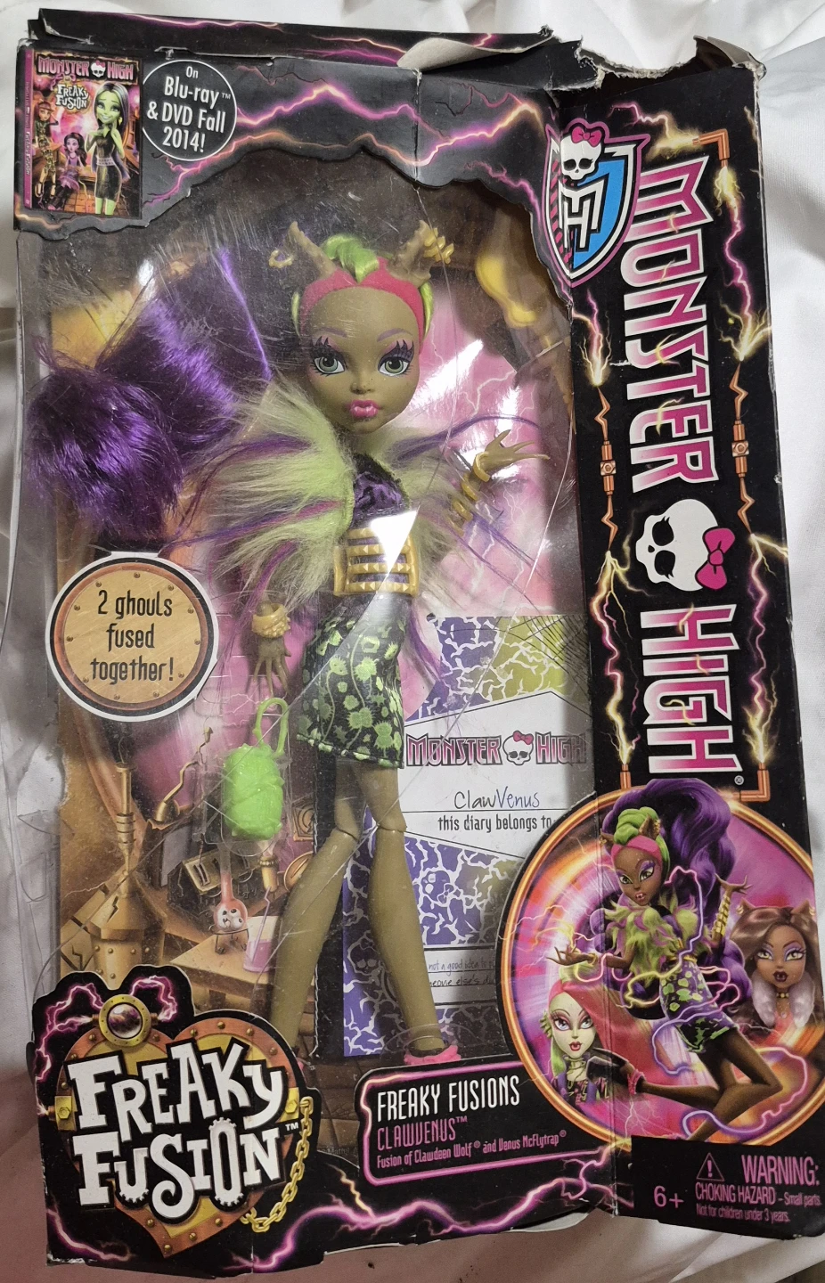 Monster High Freaky Fusion Clawvenus Doll