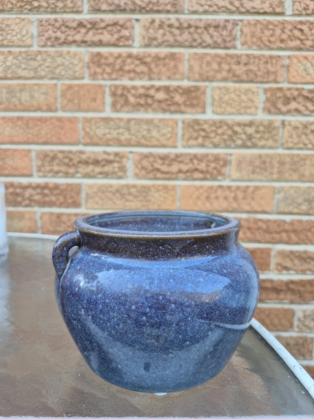 Blue Ceramic Candle Holder - photo 2