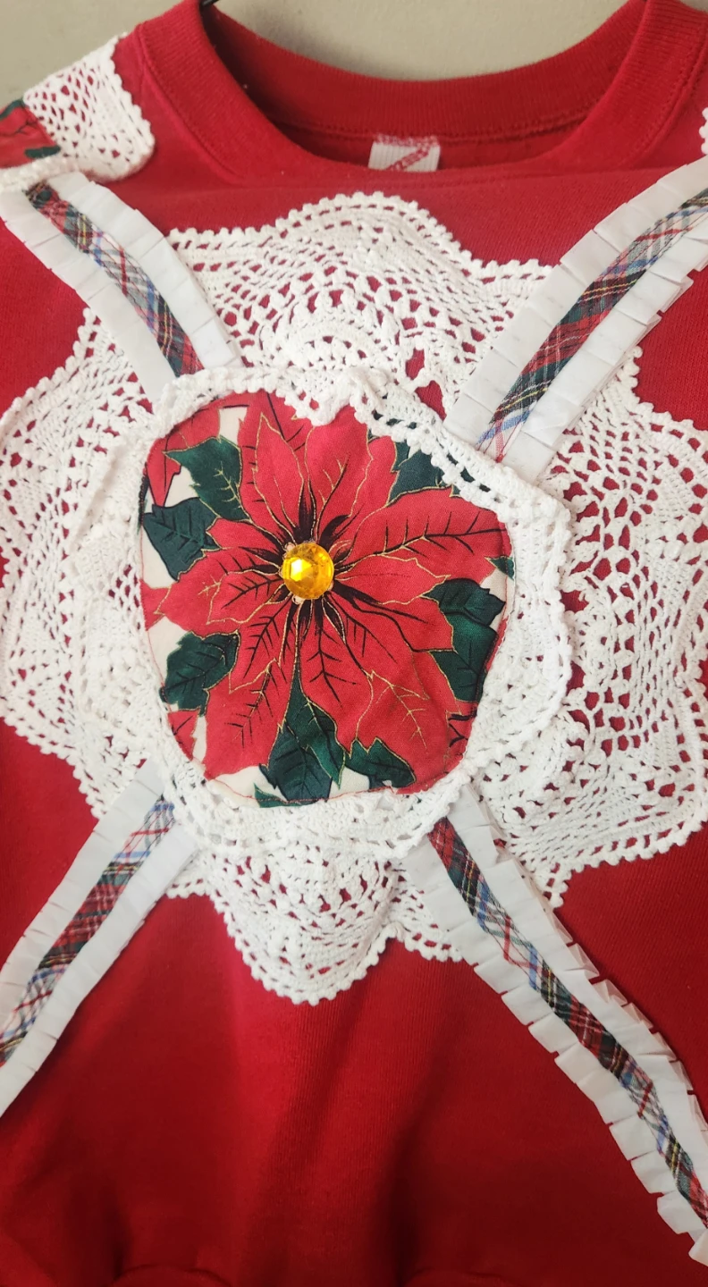 Vintage Handmade Christmas Sweater - photo 3