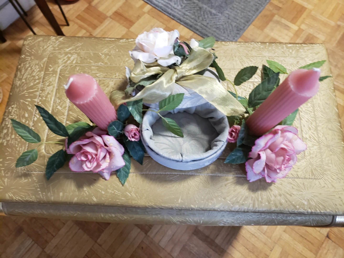Floral Candle Decoration Set