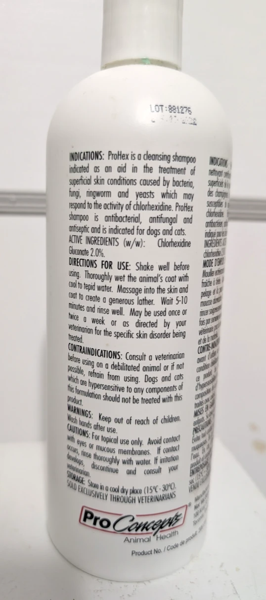ProHex Shampoo for Dogs & Cats - photo 3