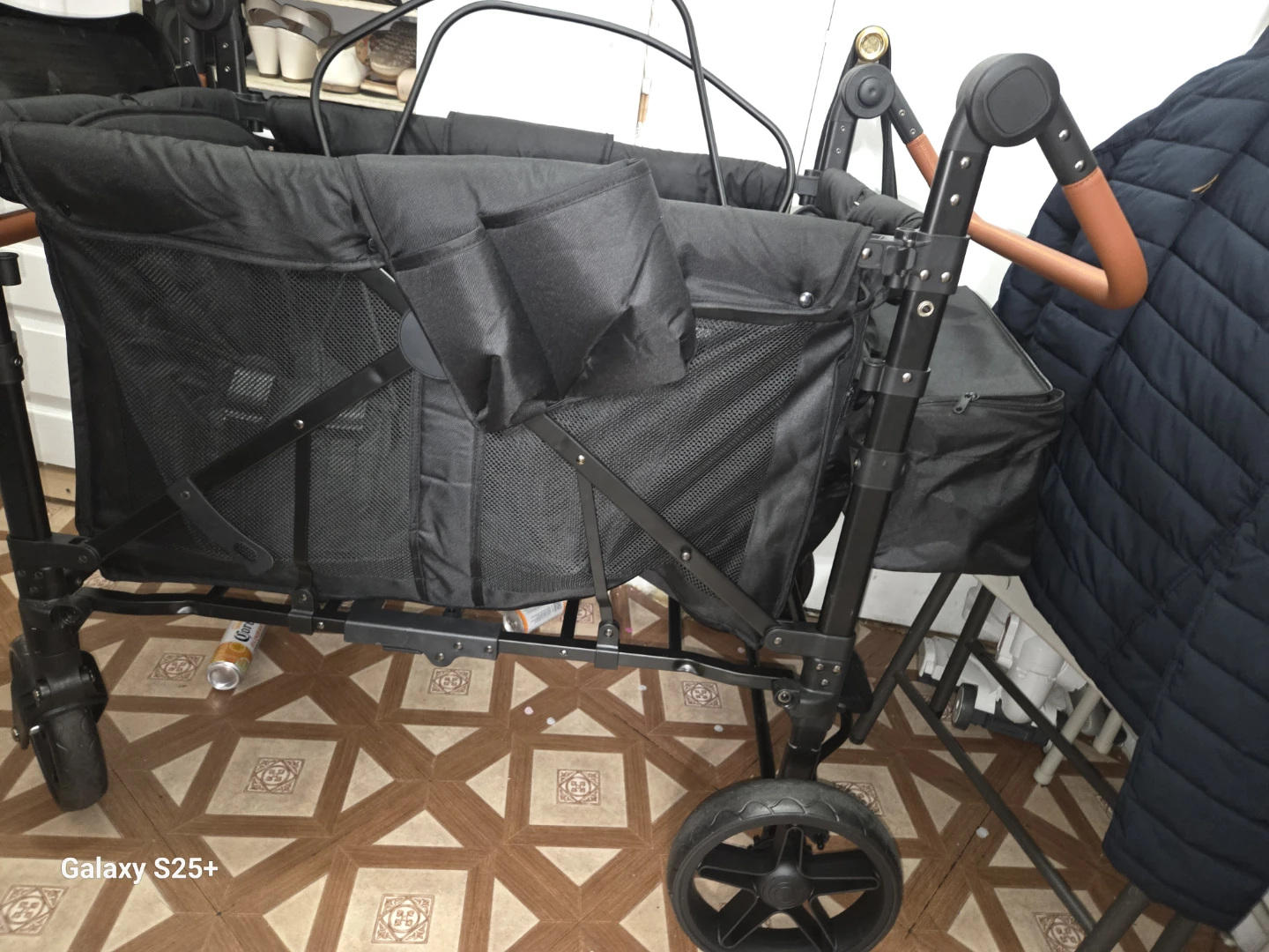 Collapsible Black Utility Wagon