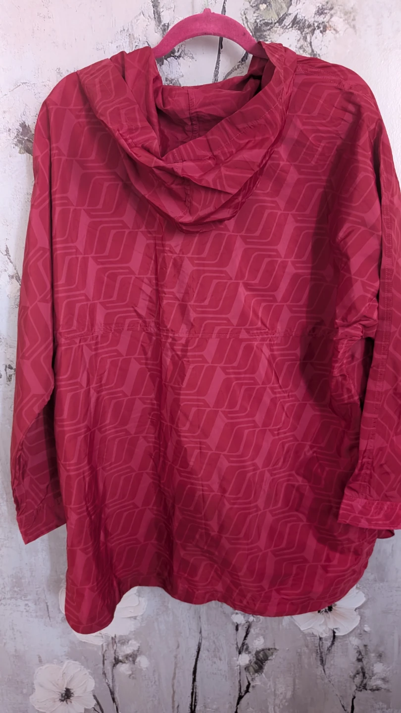 Joe Fresh Red Patterned Pullover Anorak - photo 4