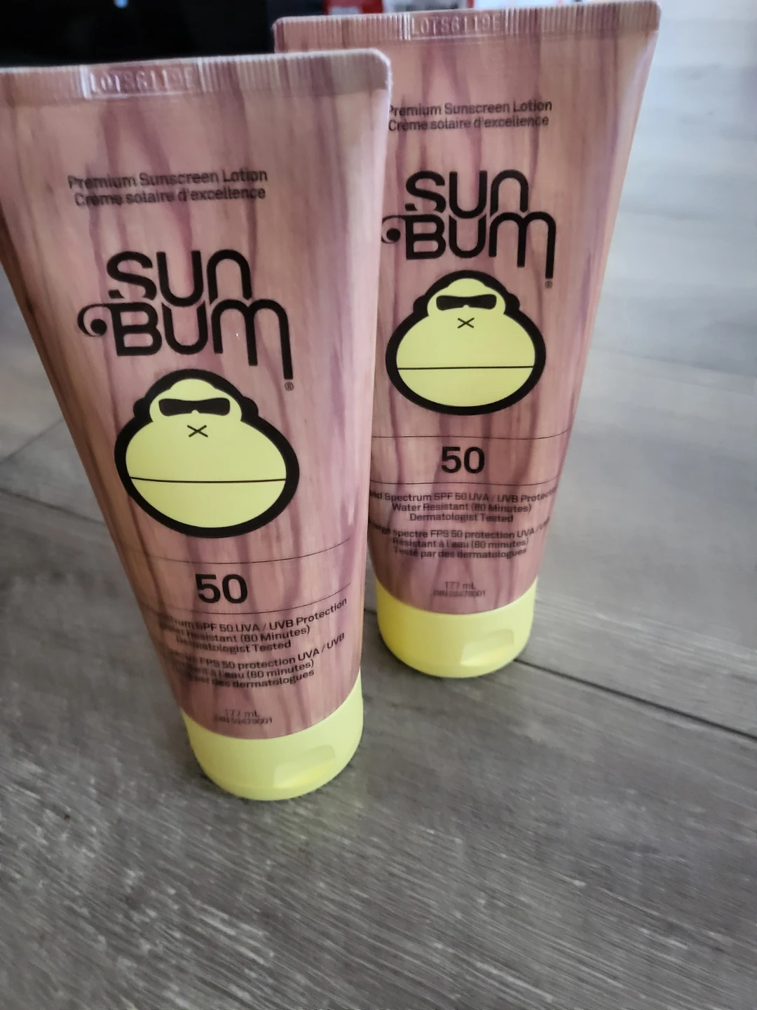 2 Tubes of Sun Bum SPF 50 Sunscreen