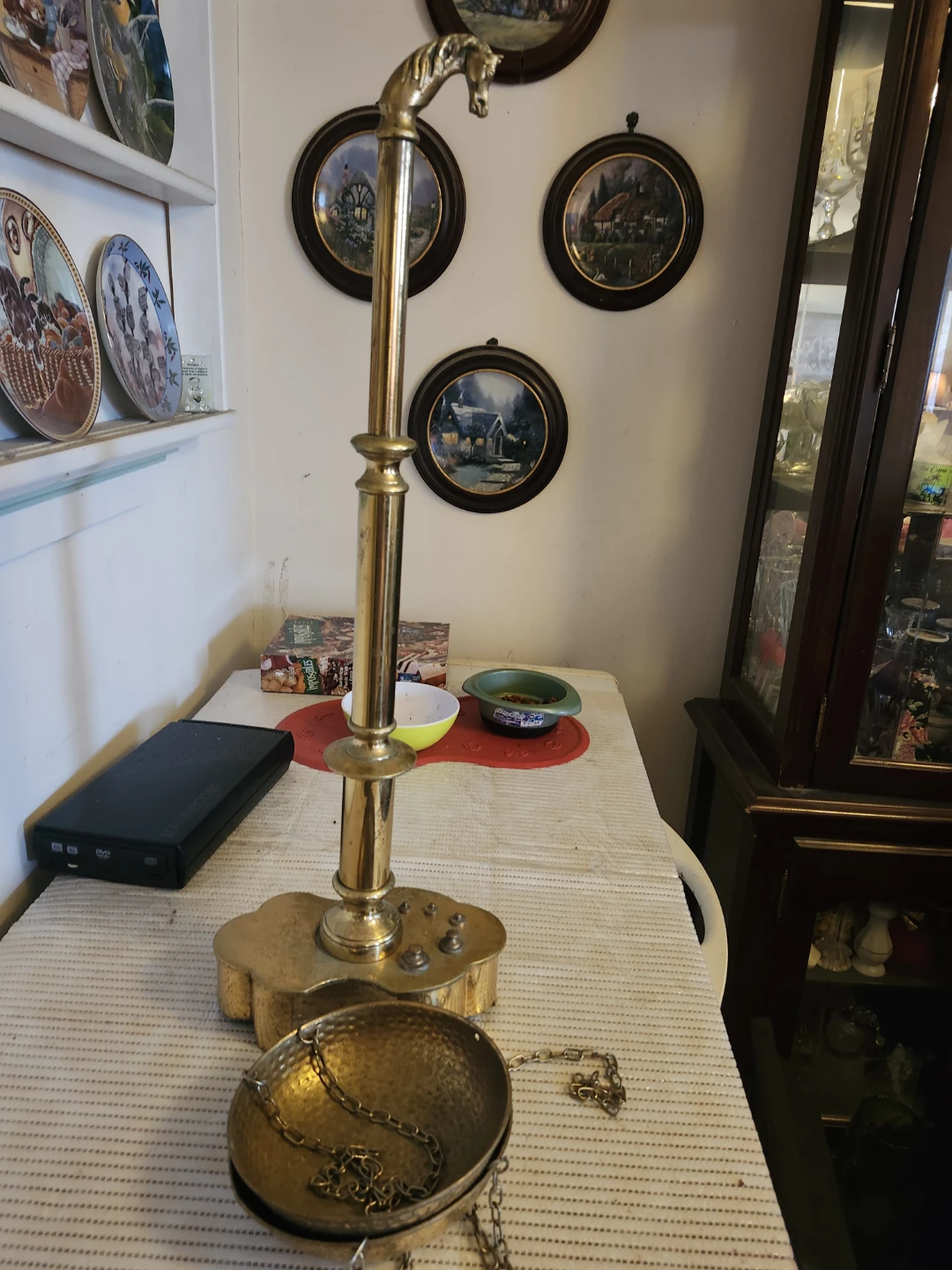 Vintage Brass Horse Scale