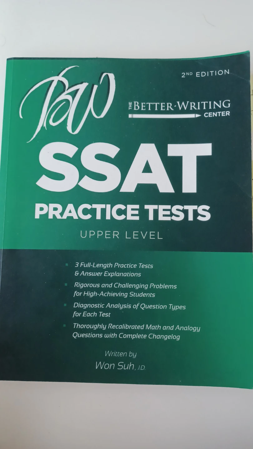 Set of Standardized SSAT Test Prep Books - photo 3