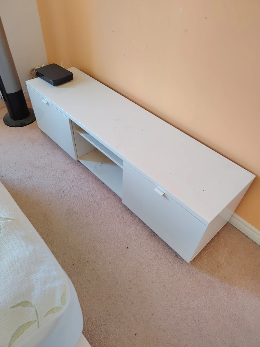 White IKEA TV Stand - photo 2