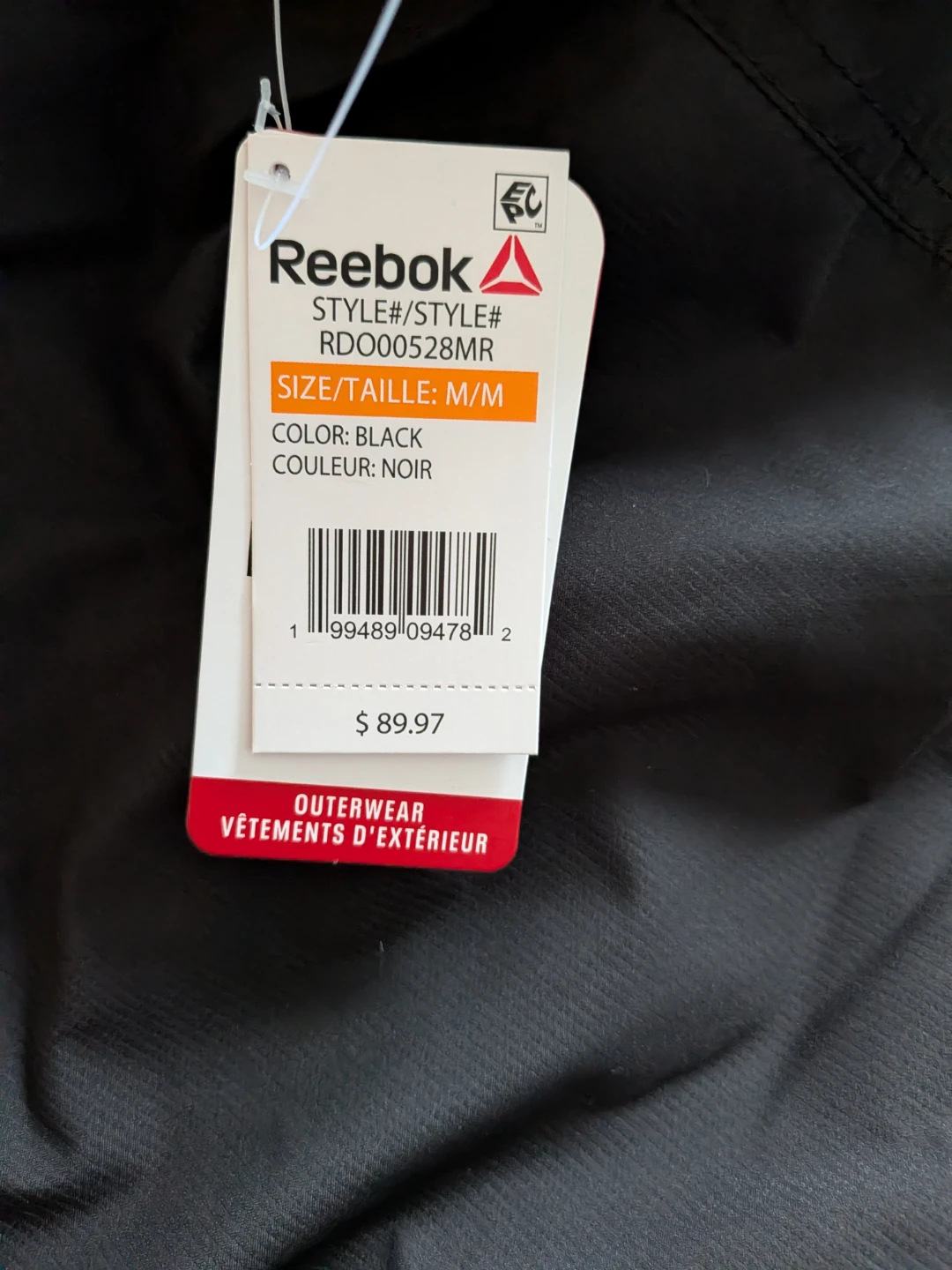 Brand new Reebok 4-in-1 System Jacket - Black, Size Medium - photo 3