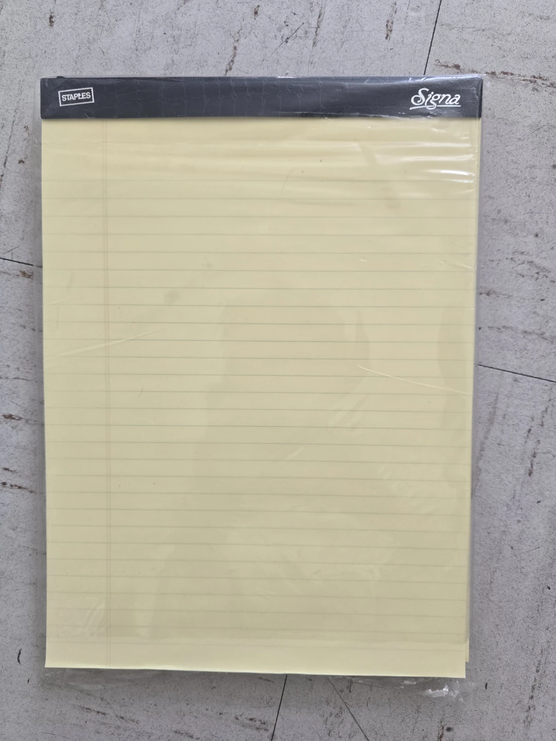 Staples Signa Yellow Notepad (x3)