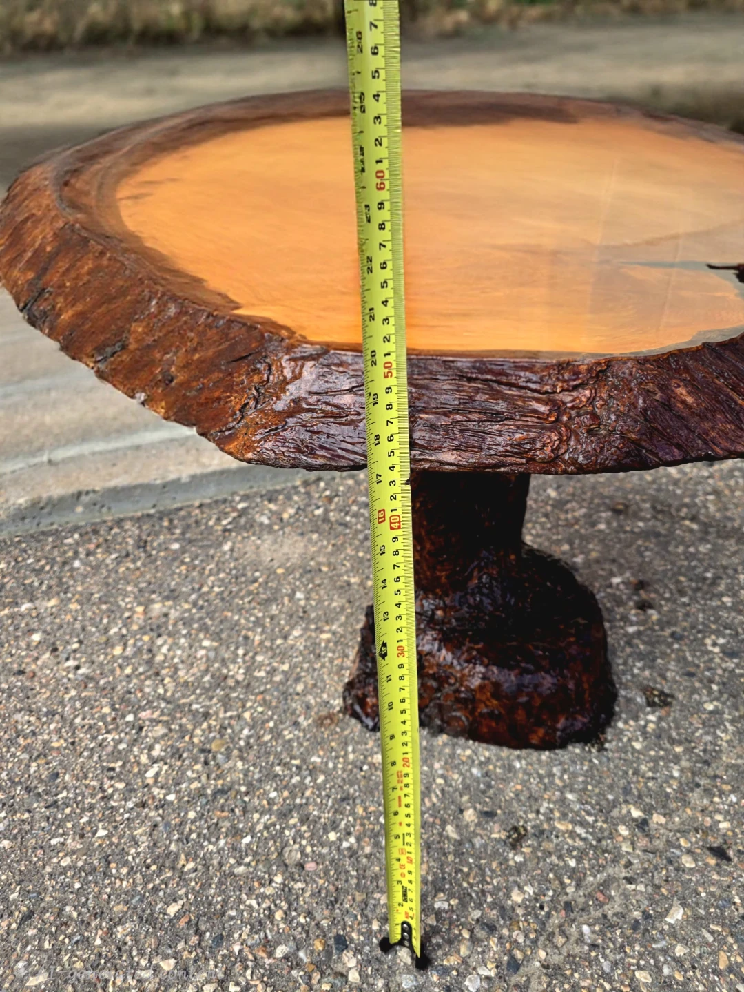 Live Edge Wooden side table - photo 2