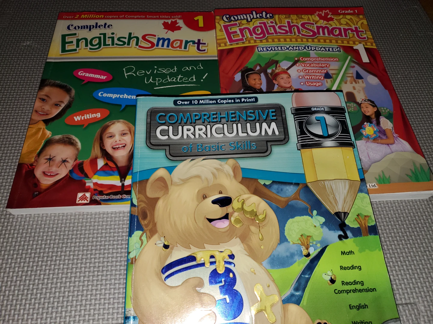 (Grade 1) Three Educational Workbooks