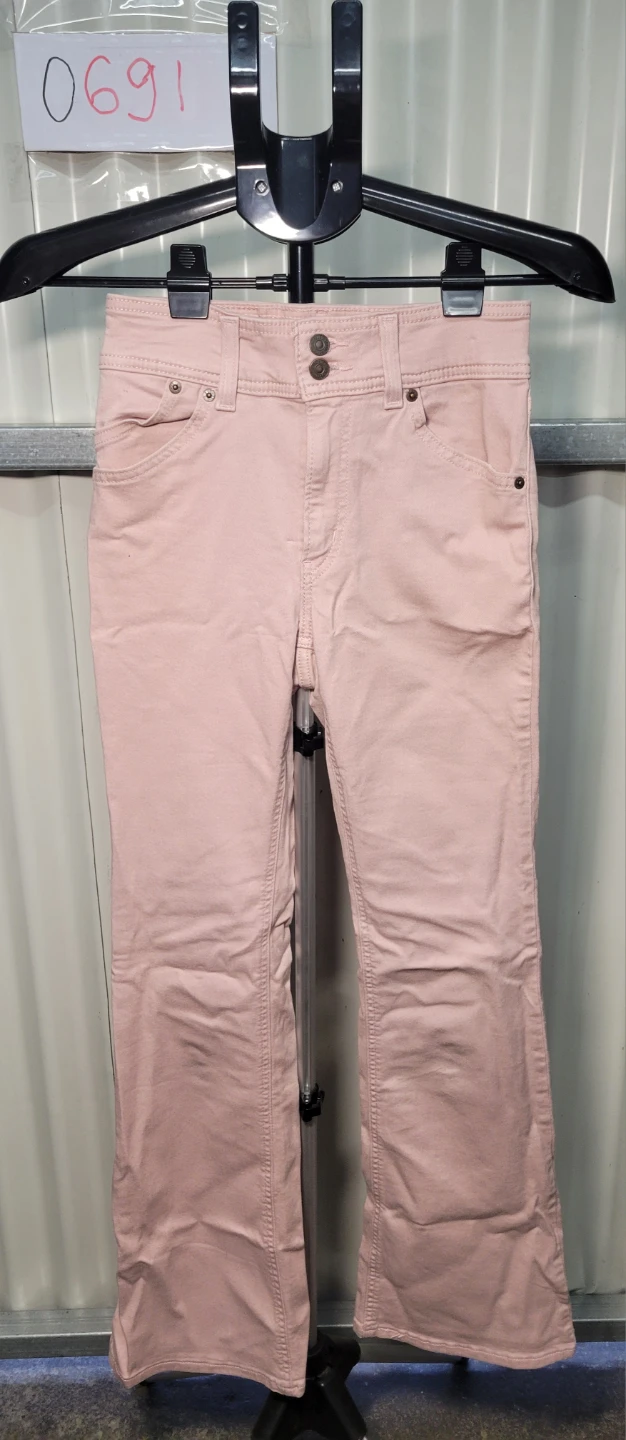 Levi's 726 Flare Jeans Pink Size 25 (0691)