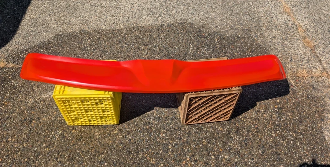 NOS Vintage 1970s-1993 Dodge Van Fiberglass Sun Visor (No Holes)