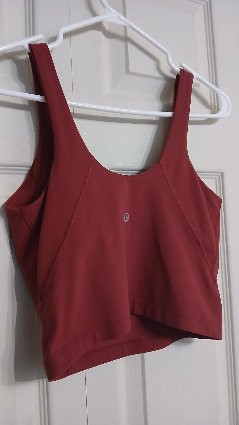 Lululemon Align tank top burgundy, size 6 - photo 5