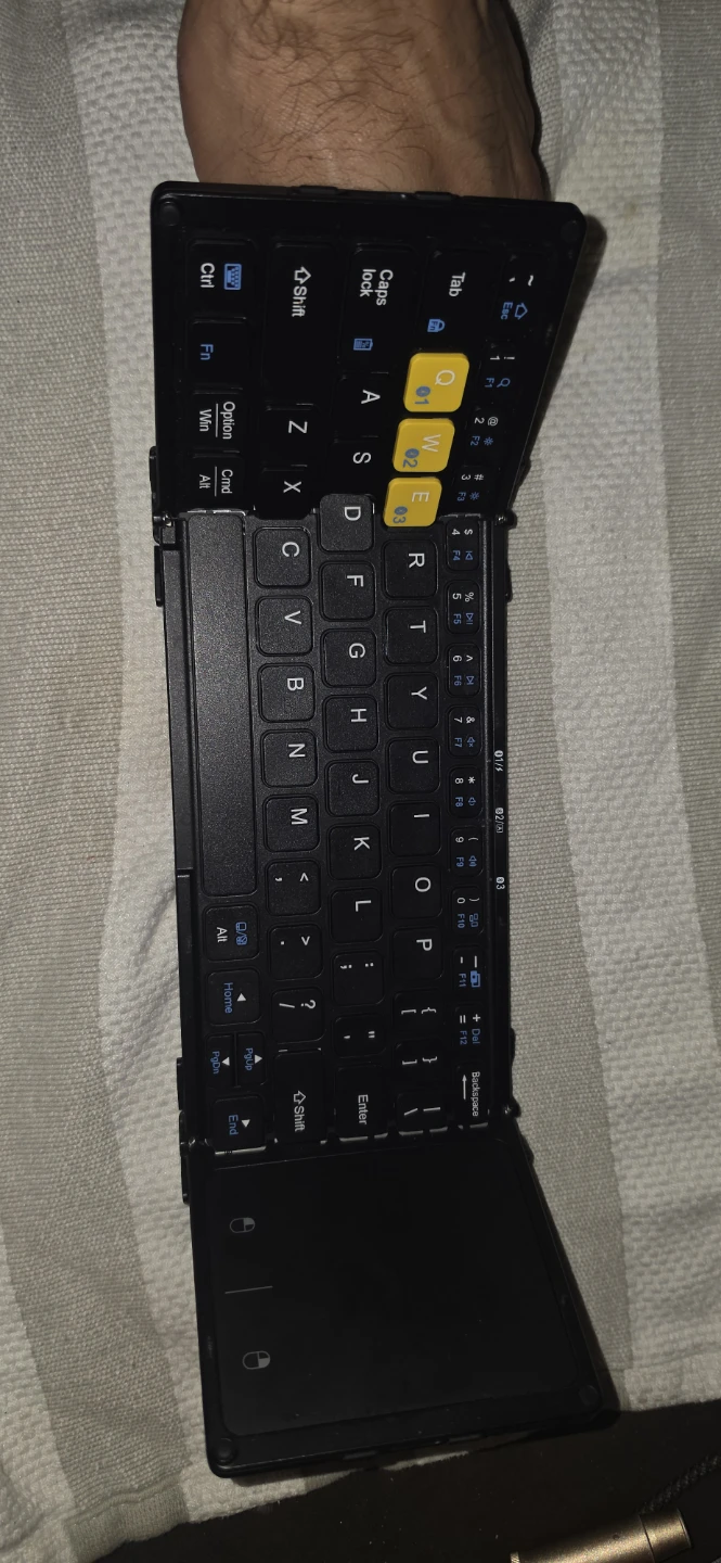 Foldable Bluetooth Keyboard with Touchpad - photo 4