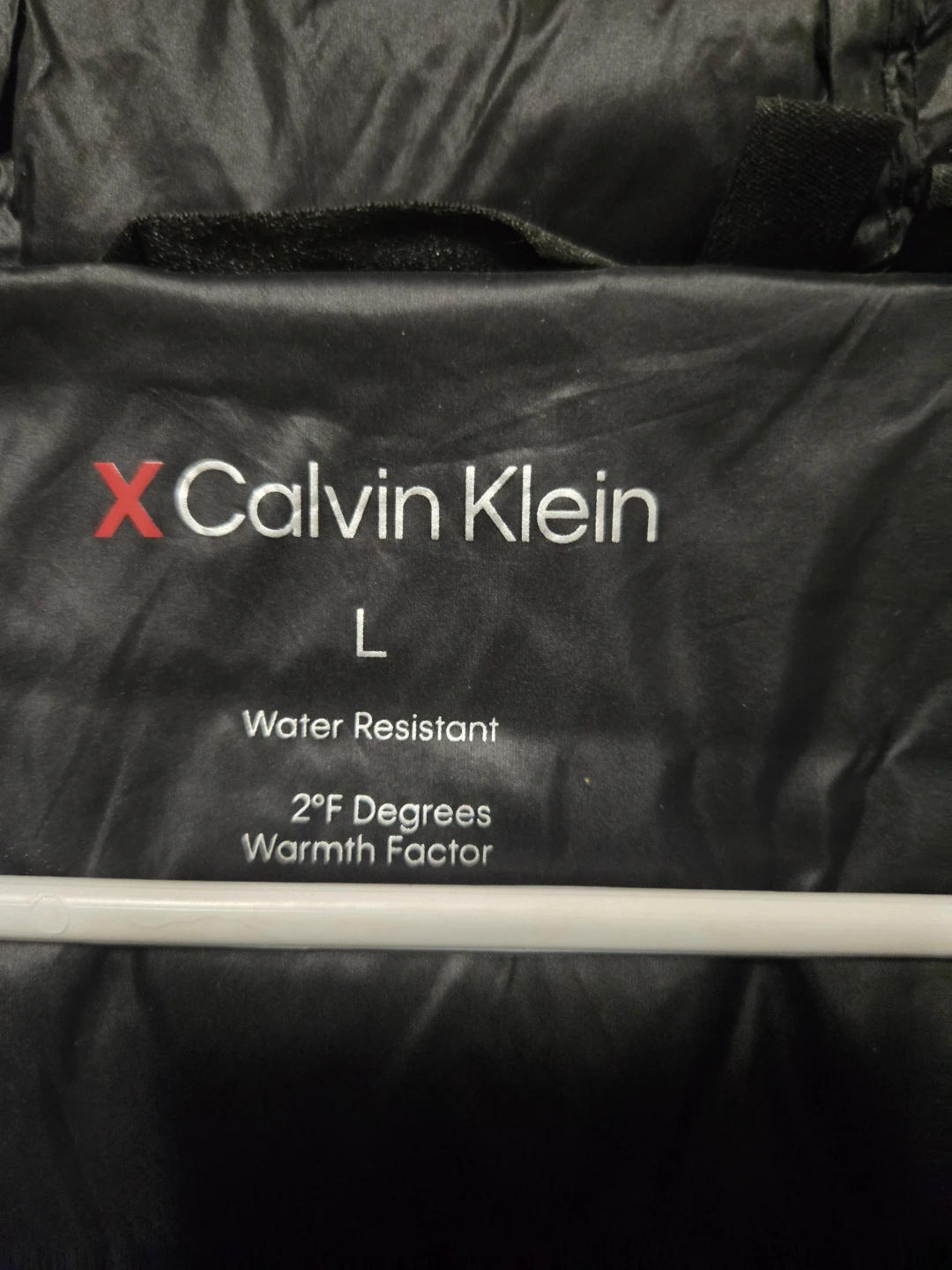 New Calvin Klein High Gloss Shiny Puffer Jacket Size Large - photo 3