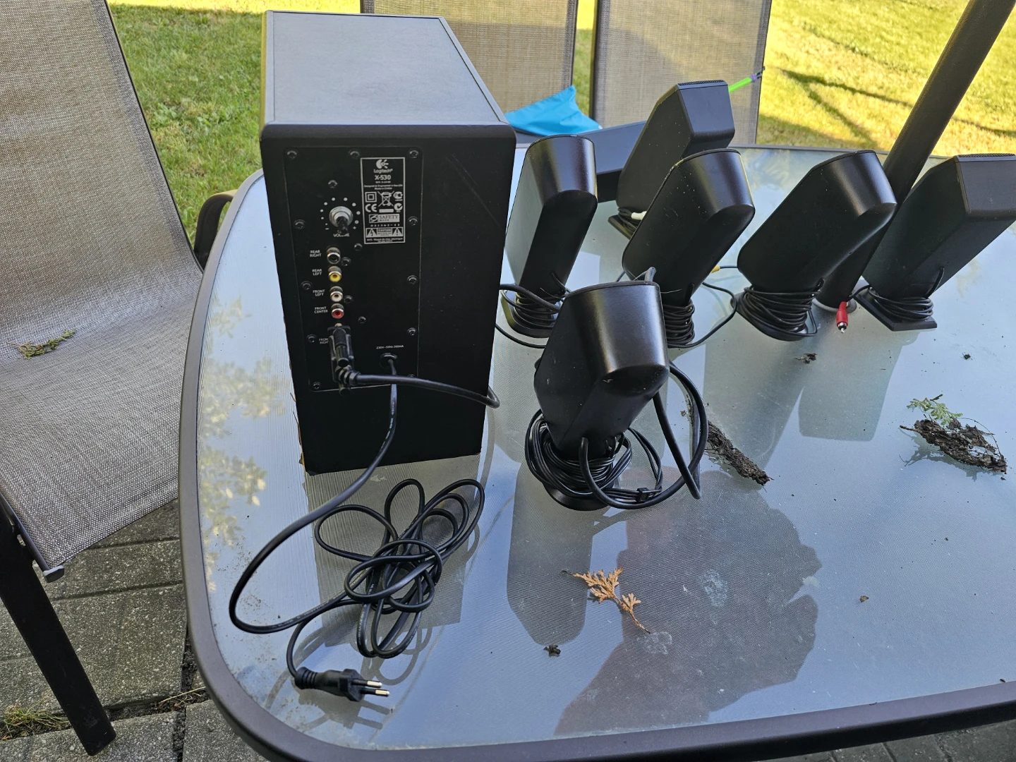 Logitech speakers  7.1 with subwoofer - photo 4