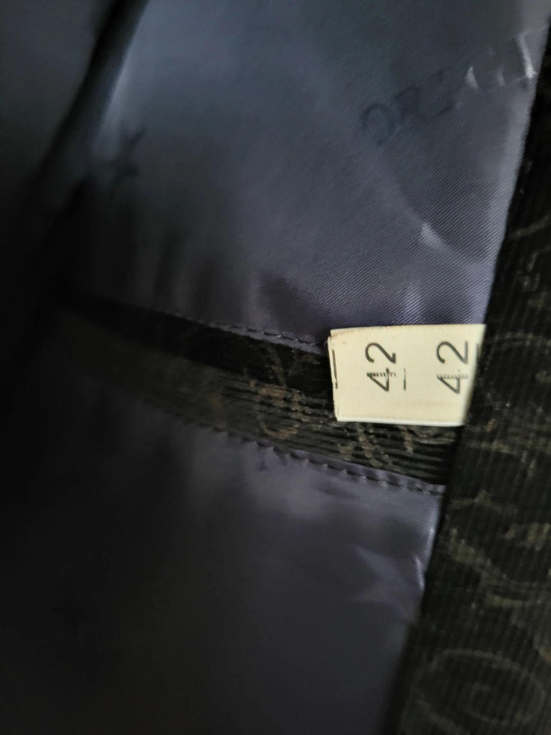 Dark Blue Patterned Blazer - photo 3