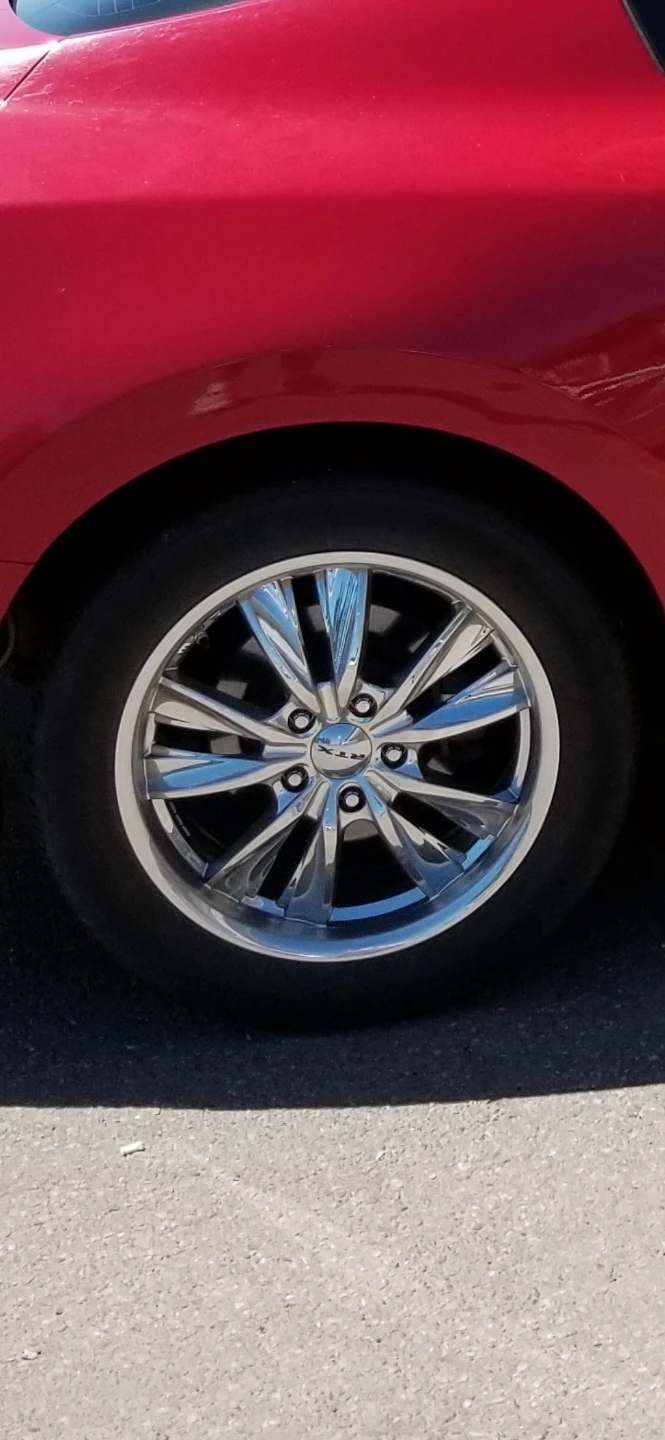 Chrome 17" rims RTX Chrome Twist PVD