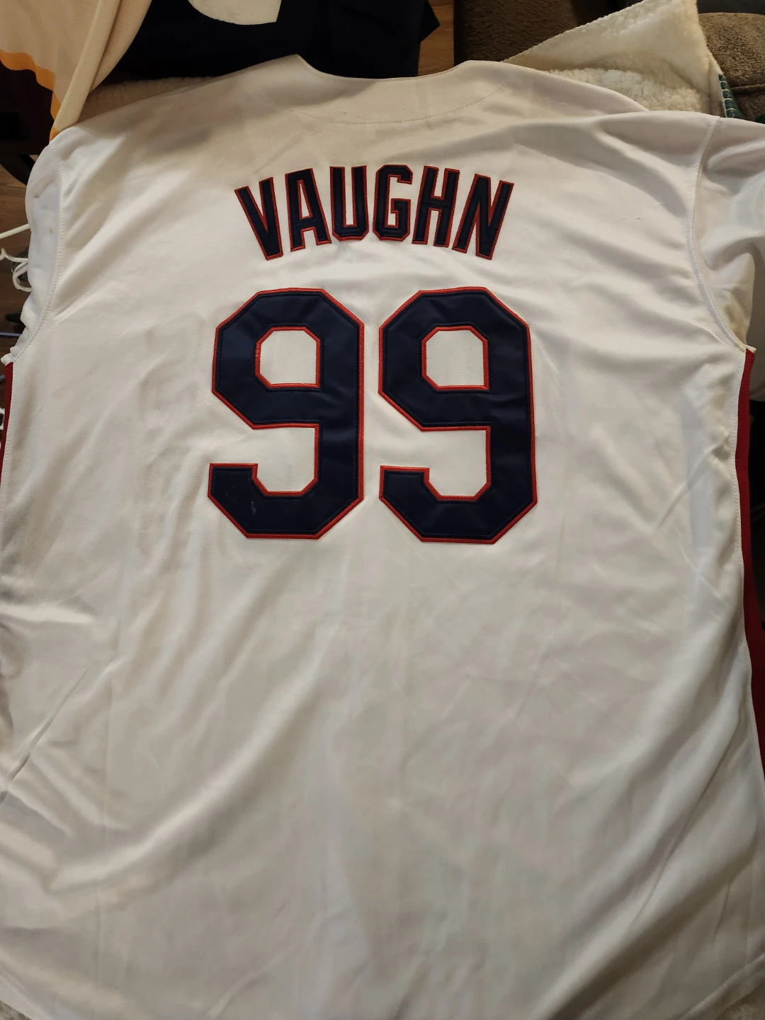 Cleveland Indians Vaughn 99 Baseball Jersey Size 52 - photo 2