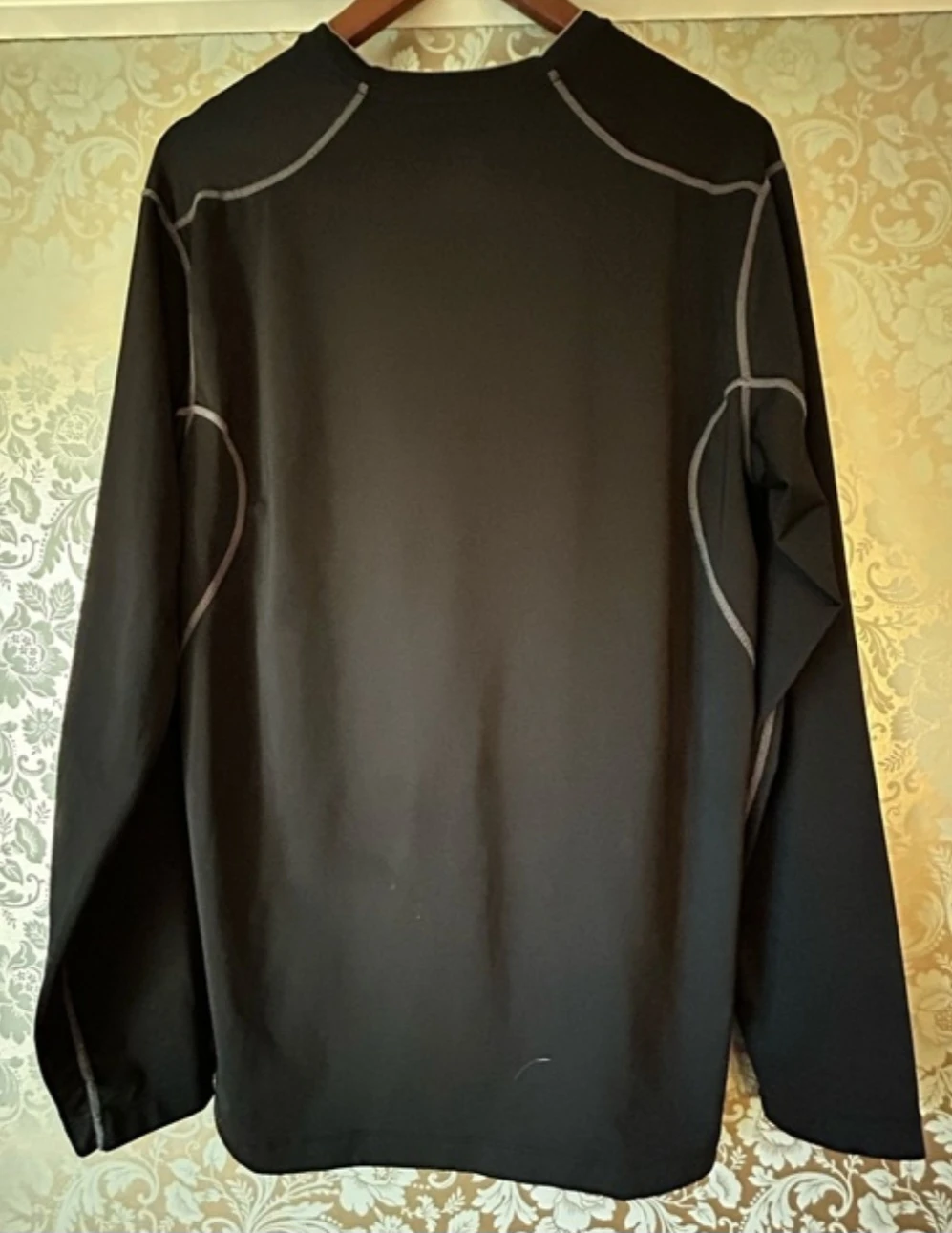 Nike Large Men's Pro Dri-FIT Long-Sleeve Fitted Shirt. Black. - photo 2