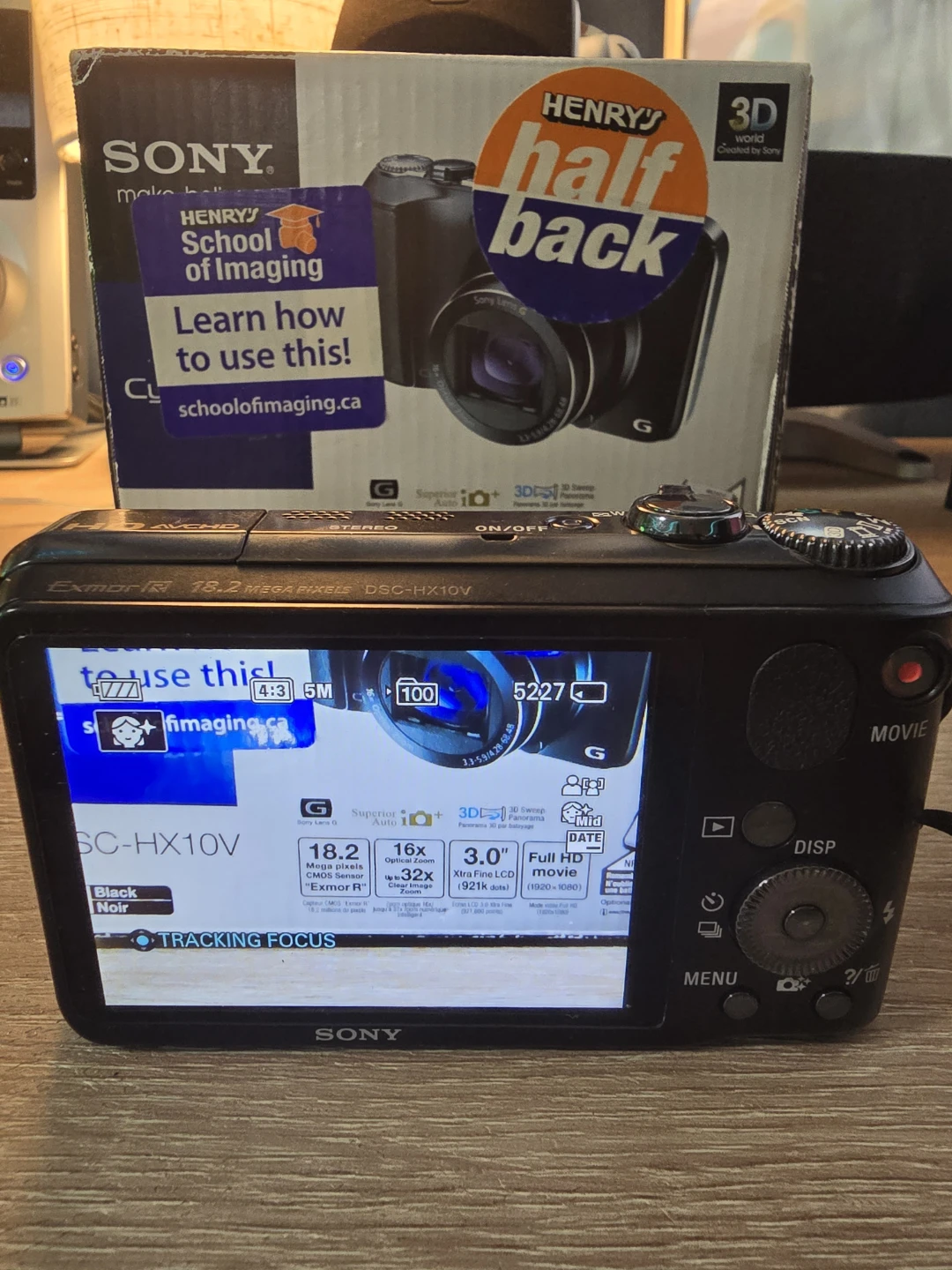 3D GPS Sony Cyber-shot DSC-HX10V Digital Camera - photo 2