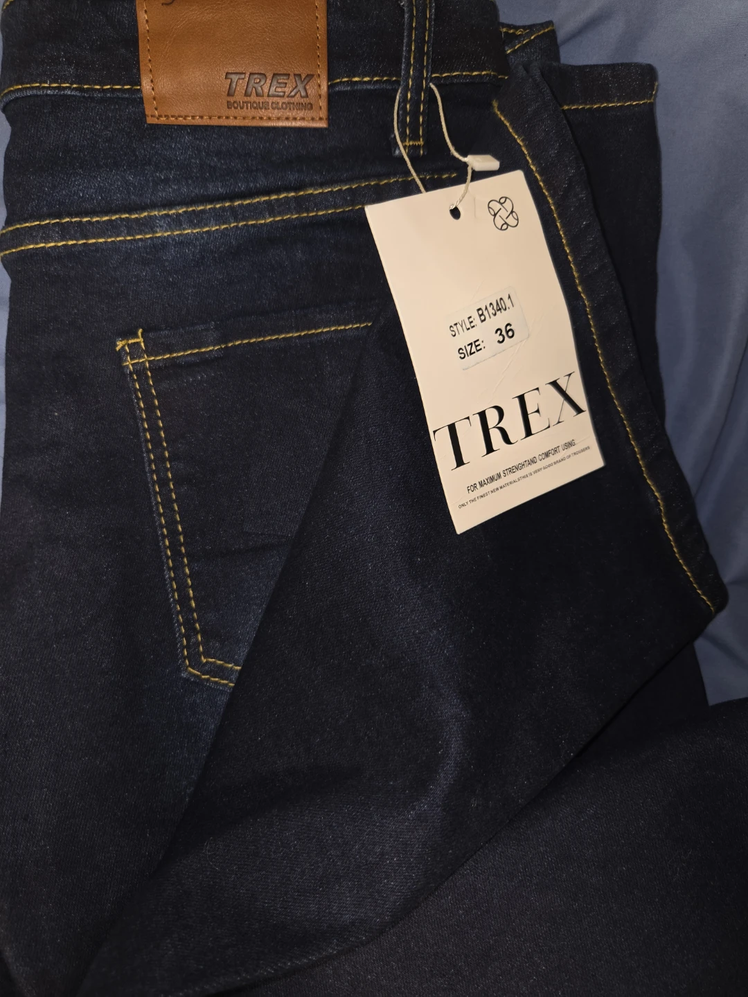 Trex Wide Leg Denim Jeans Size 36