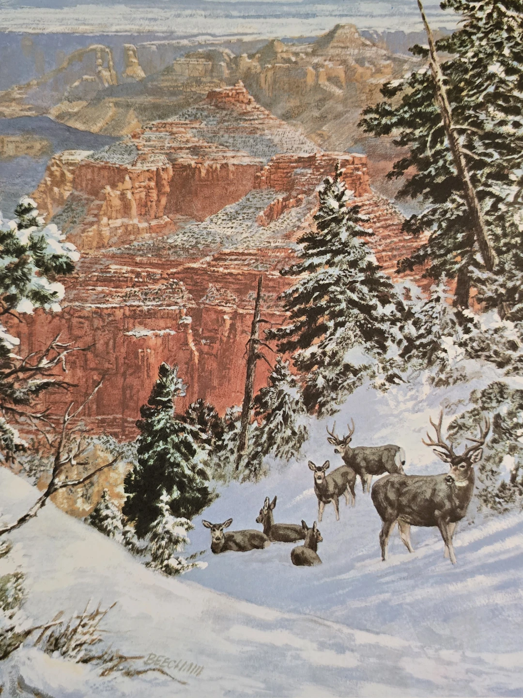 Remington Sportsman's Library Mule Deer Print - photo 3