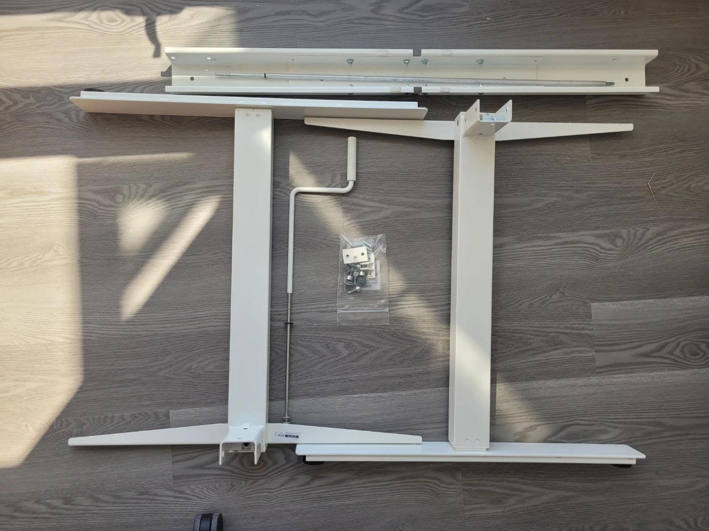 IKEA TROTTEN manually adjustable sit/stand desk underframe - photo 3