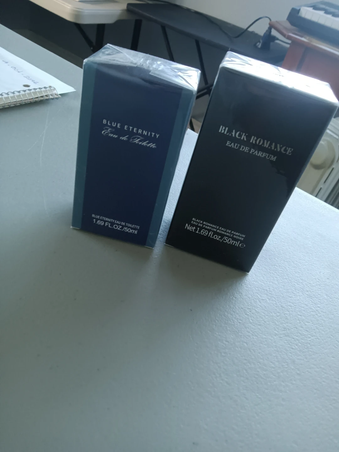 Miniso Blue Eternity & Black Romance Perfume Set