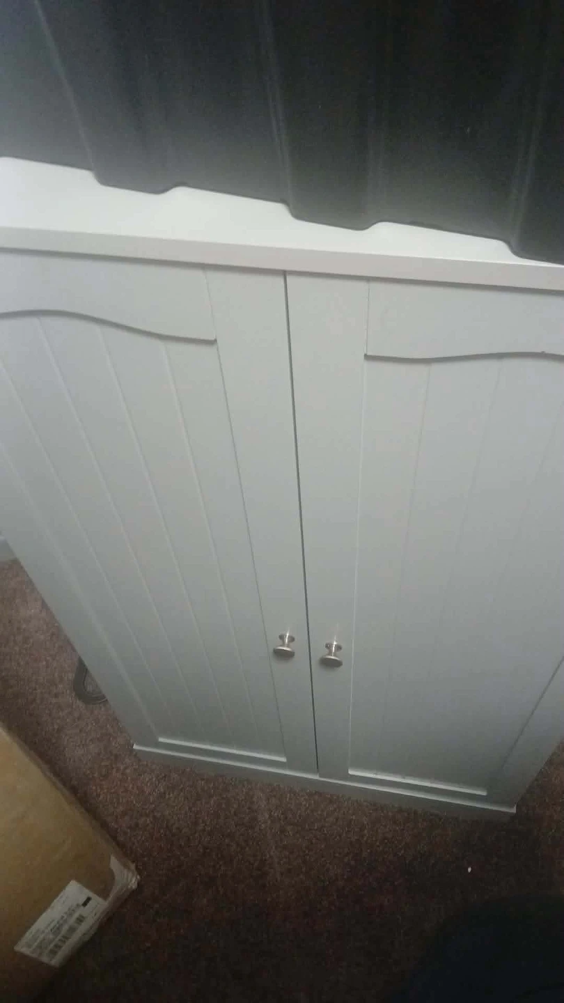 3 fully built shelves