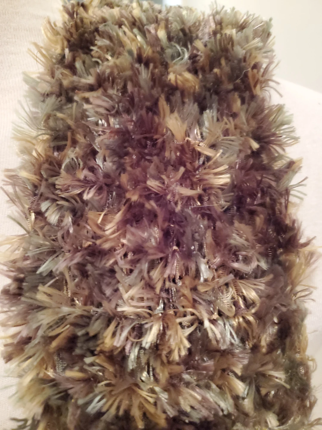 Fuzzy  Green Scarf - photo 4