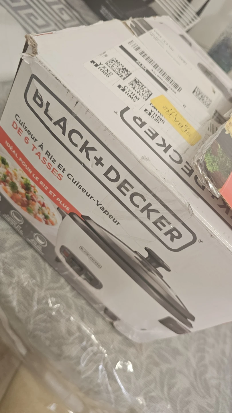 Black+Decker 6-Cup Rice Cooker and Steamer - photo 2