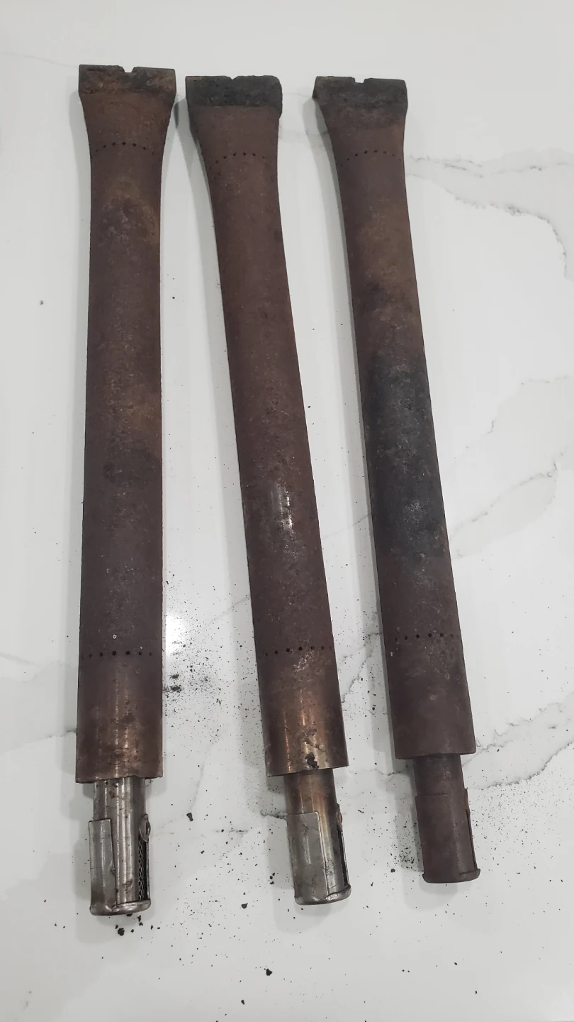 Set of 3 Replacement Barbecue Grill Burner Tubes