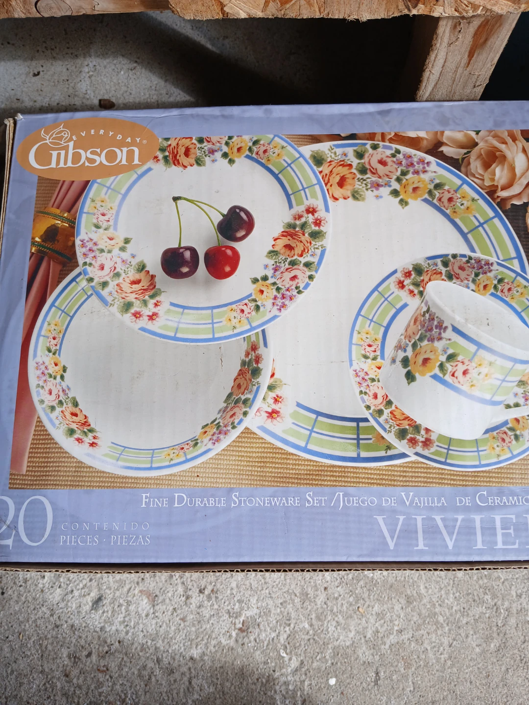 Gibson Everyday 20-Piece Vivien Stoneware Set