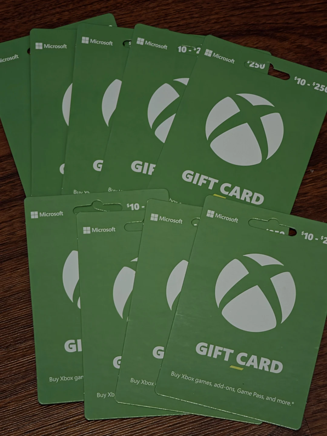 Microsoft $15 Xbox Gift Cards