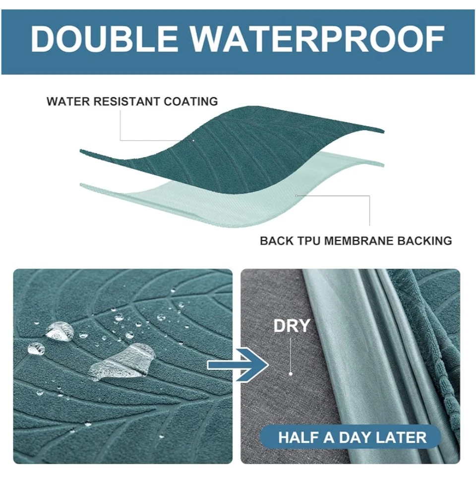 Waterproof Teal Chair Seat Covers - photo 4
